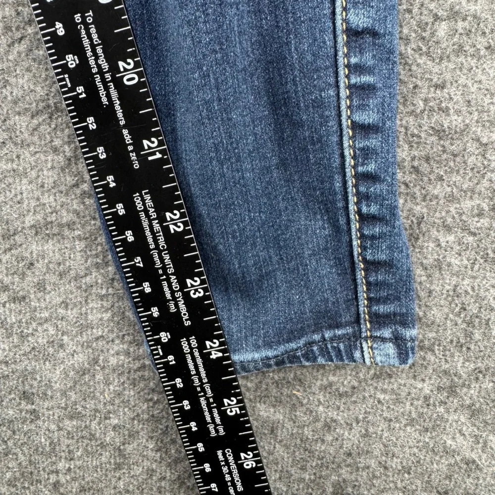 Hollister Curvy High-Rise Jean Legging Dark Wash Blue Advanced Stretch 6 skinny
